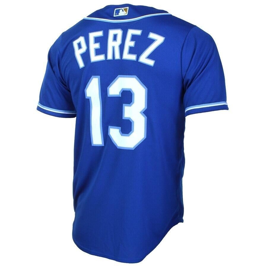Salvador Perez Kansas City Royals Majestic Cool Base Player Jersey - Royal
