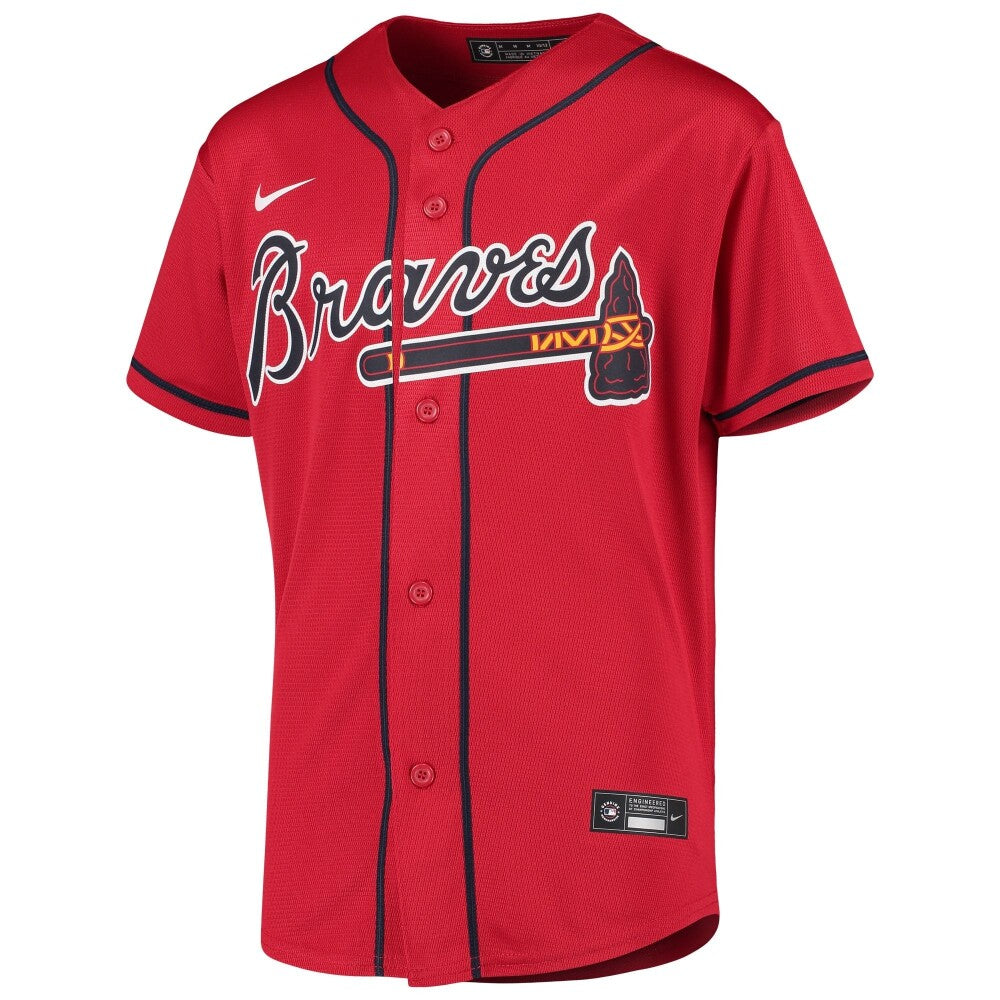 Nike Replica Freddie Freeman Red Atlanta Braves Alternate 2020 Replica Player Jersey