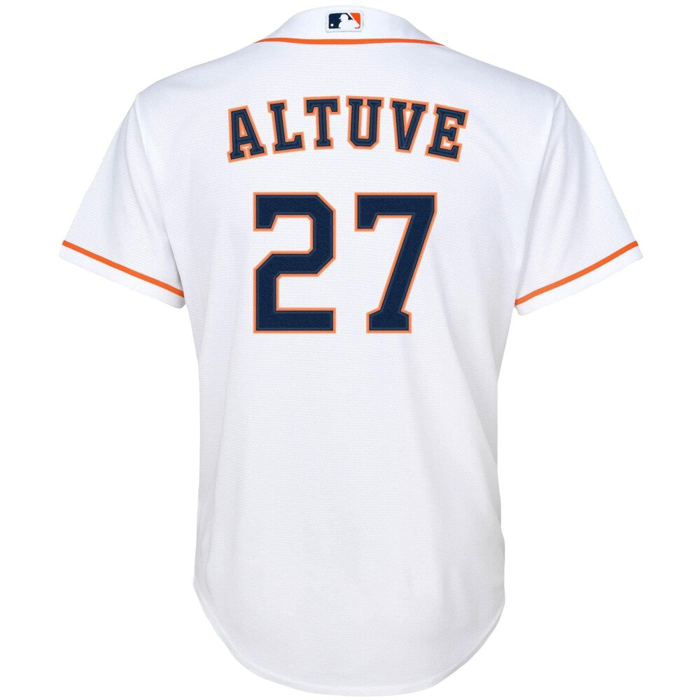 Nike Replica Jose Altuve White Houston Astros Home 2020 Replica Player Jersey