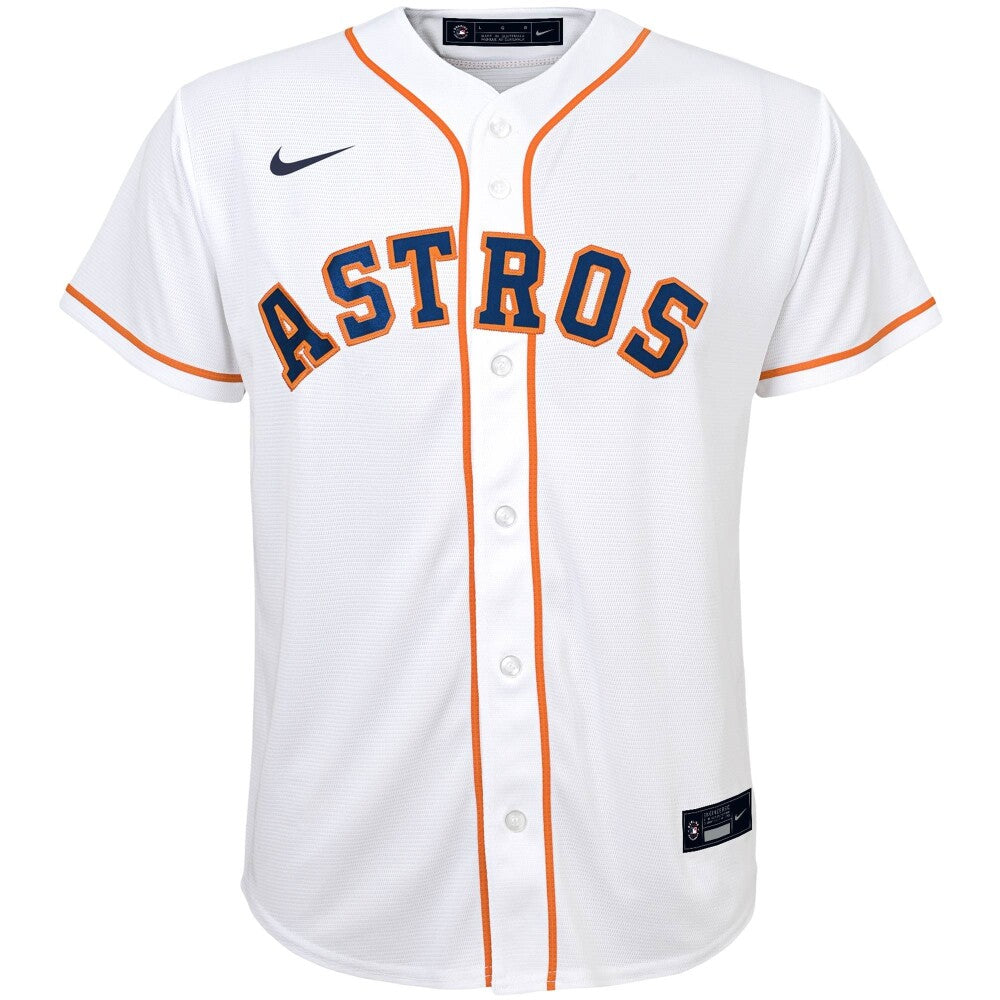 Nike Replica Jose Altuve White Houston Astros Home 2020 Replica Player Jersey