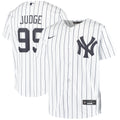 Nike Replica Aaron Judge White New York Yankees Home 2020 Replica Player Name Jersey
