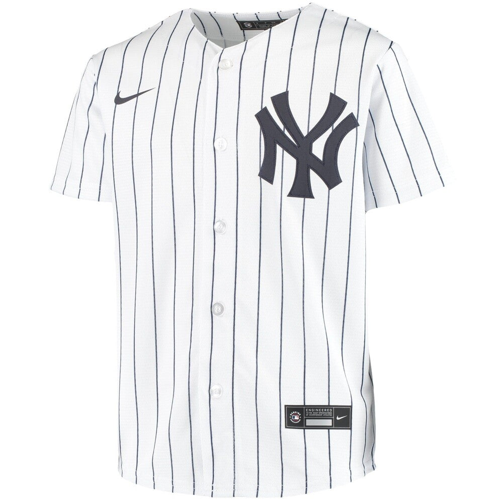 Nike Replica Aaron Judge White New York Yankees Home 2020 Replica Player Name Jersey