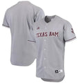 Male Texas A&M Aggies Gray Ncaa Baseball Jersey