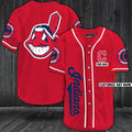 MLB Cleveland Indians personalized custom name Baseball Jersey Shirt