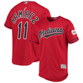 Men'S Cleveland Indians Jose Ramirez Majestic Red Team Official Player Baseball Jersey Mlb Baseball Jersey1152