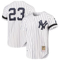 Don Mattingly New York Yankees Mitchell & Ness Cooperstown Collection Baseball Jersey Mlb - White Baseball Jersey356